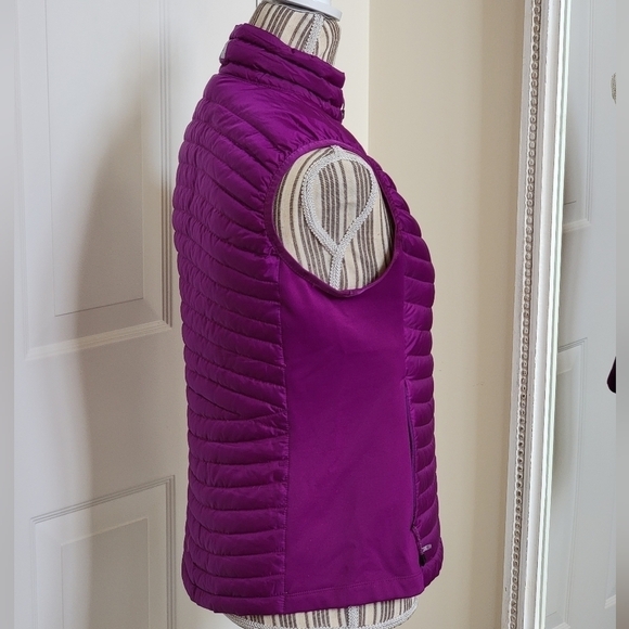 Eddie Bauer Women's Plum MicroTherm® 2.0 Down Vest Small - Picture 5 of 9